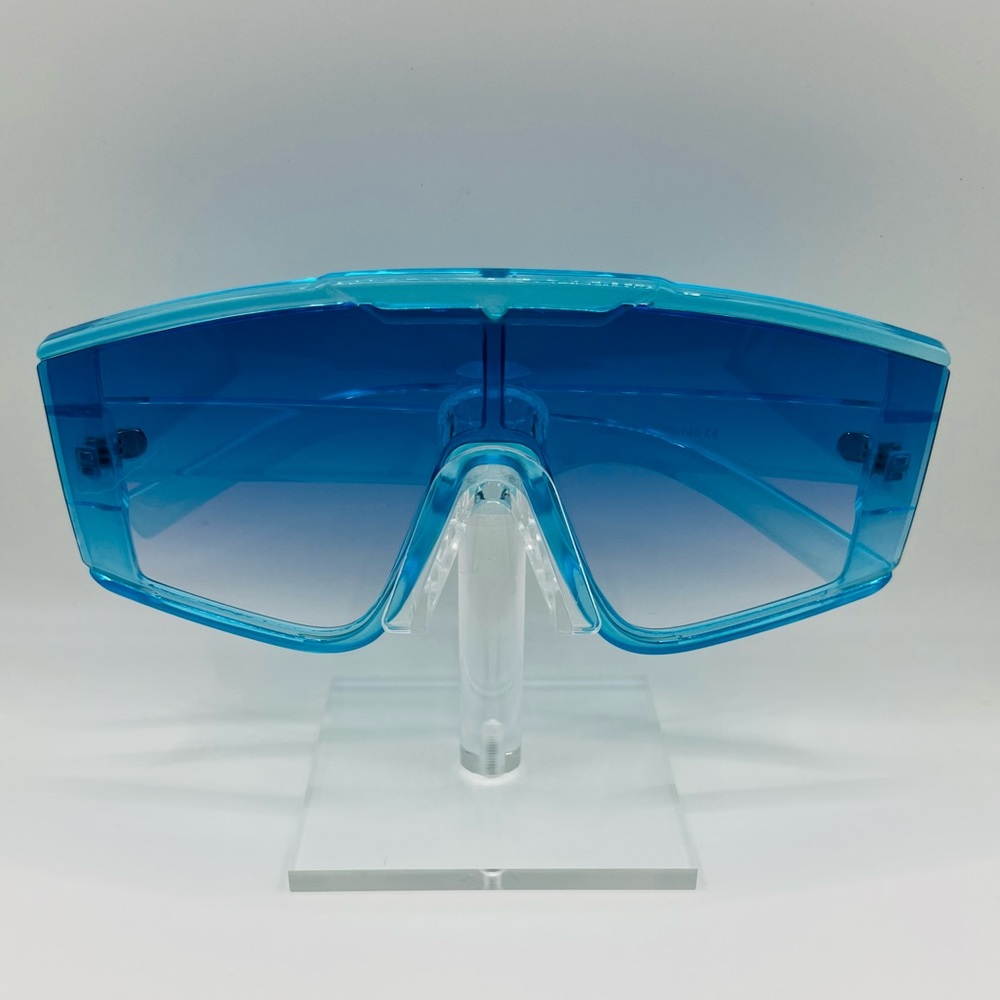 Blue Oversized Sunglasses